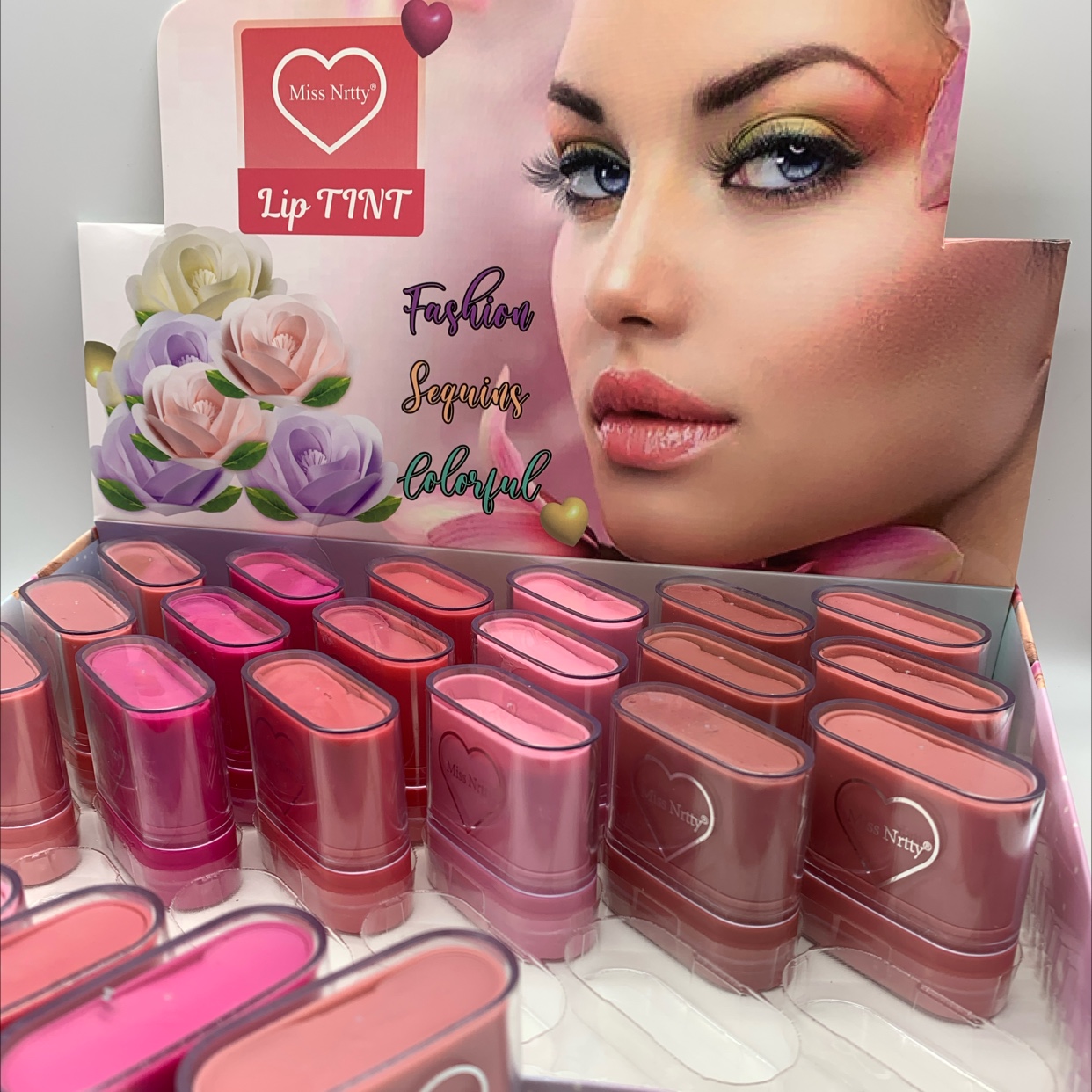 Miss Nrtty 唇膏时尚多彩润唇膏6色混彩盒装