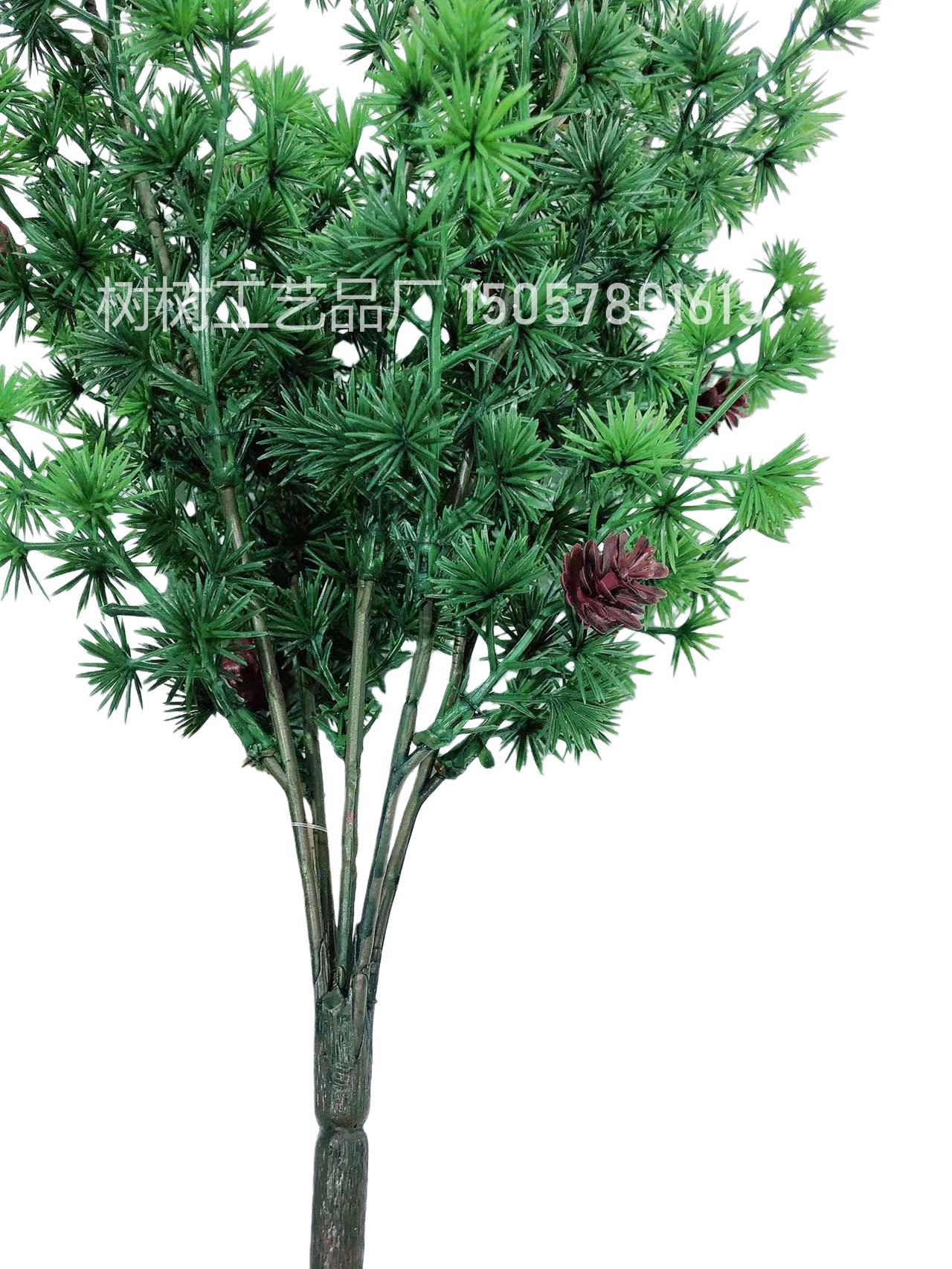 The new Christmas simulation green plant set features a realistic appearance, long-lasting durability, and is made of eco-friendly materials. It is a popular Amazon bestseller of plastic and artificial flowers detail image 6