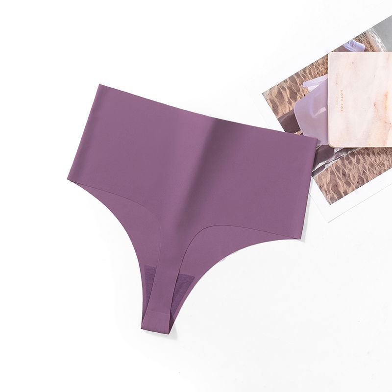 European and American high-waisted women's thong seamless one-piece style Specification drawing