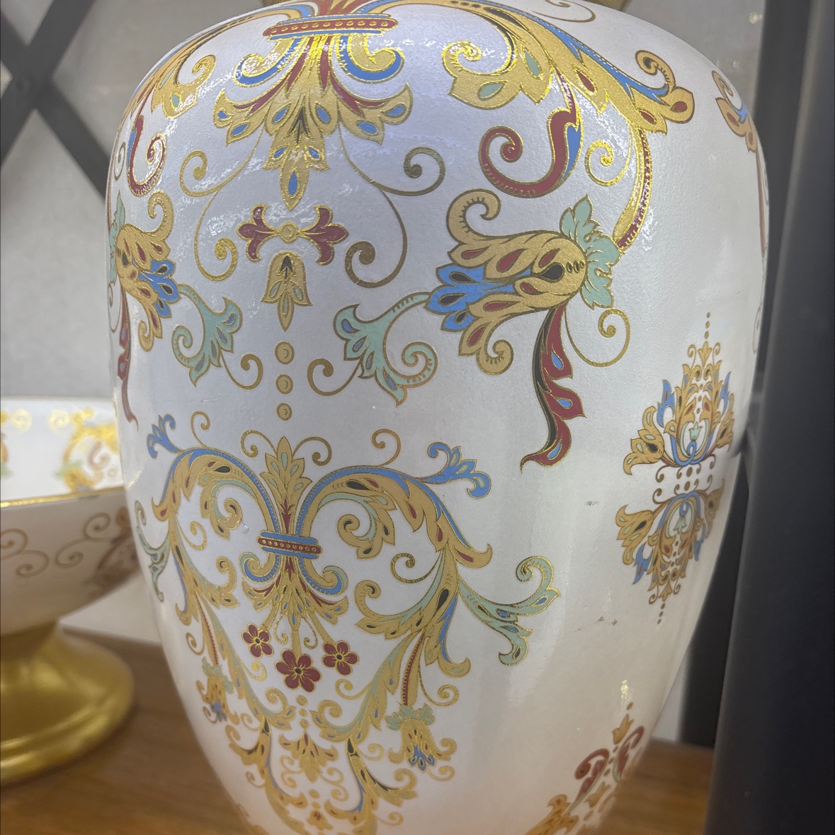 陶瓷摆件大号花盆陶瓷花茶具套装创意家居装饰陶瓷工艺品摆设细节图