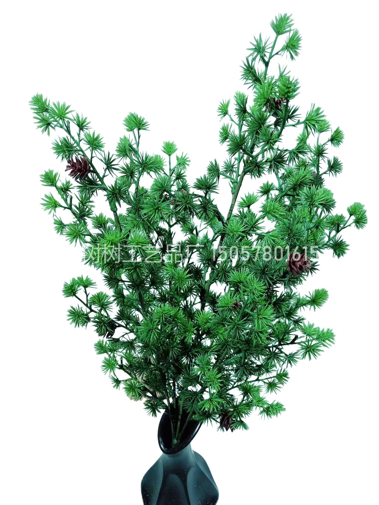 The new Christmas simulation green plant set features a realistic appearance, long-lasting durability, and is made of eco-friendly materials. It is a popular Amazon bestseller of plastic and artificial flowers Specification image