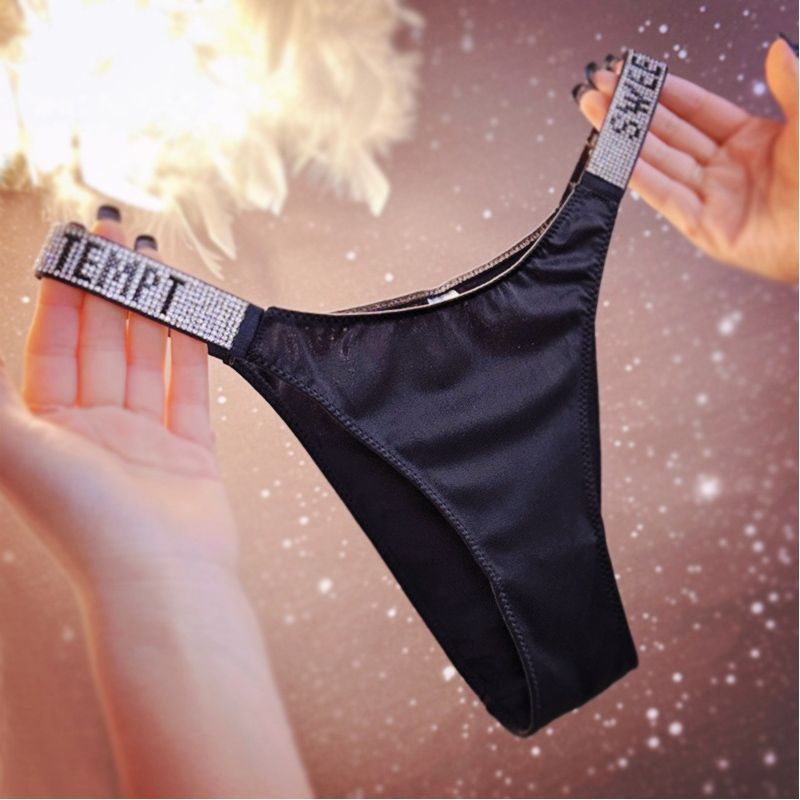 欧美轻奢性感水钻豹纹女士三角内裤柔软亲肤低腰时尚女士蕾丝内裤详情图3