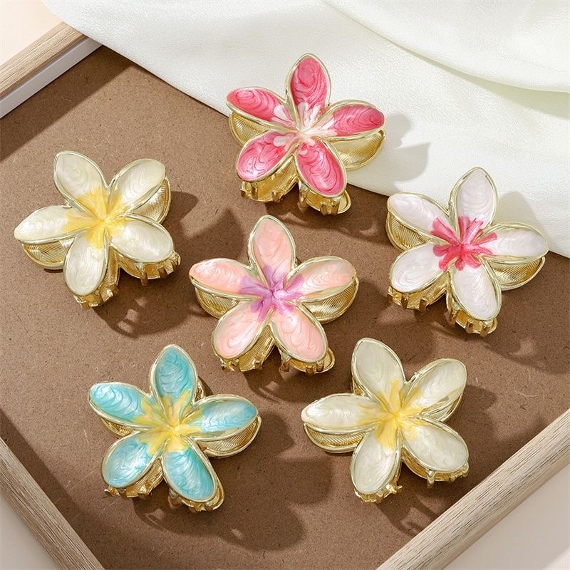 发夹鲨鱼夹鸭嘴夹新年红色发夹可爱发饰发型夹发饰品头饰细节图