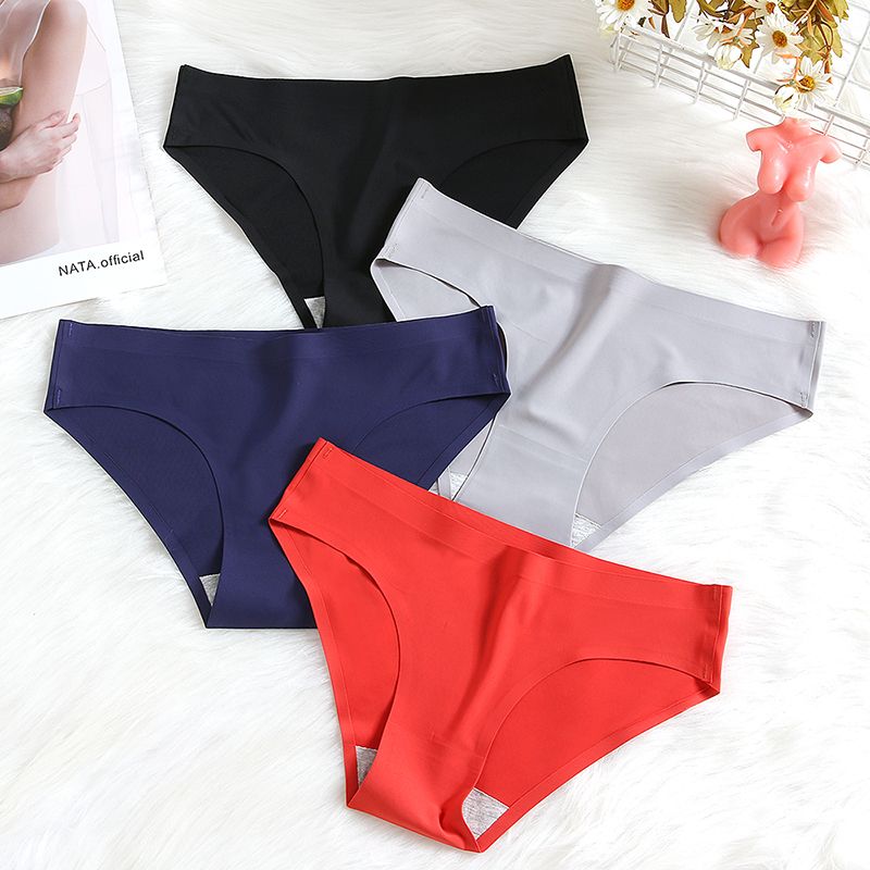 Women's seamless ice silk underwear Specification drawing
