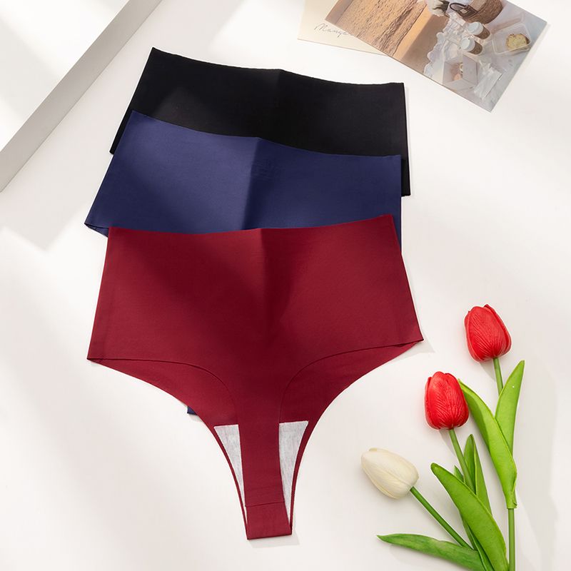 European and American high-waisted women's thong seamless one-piece style undefined