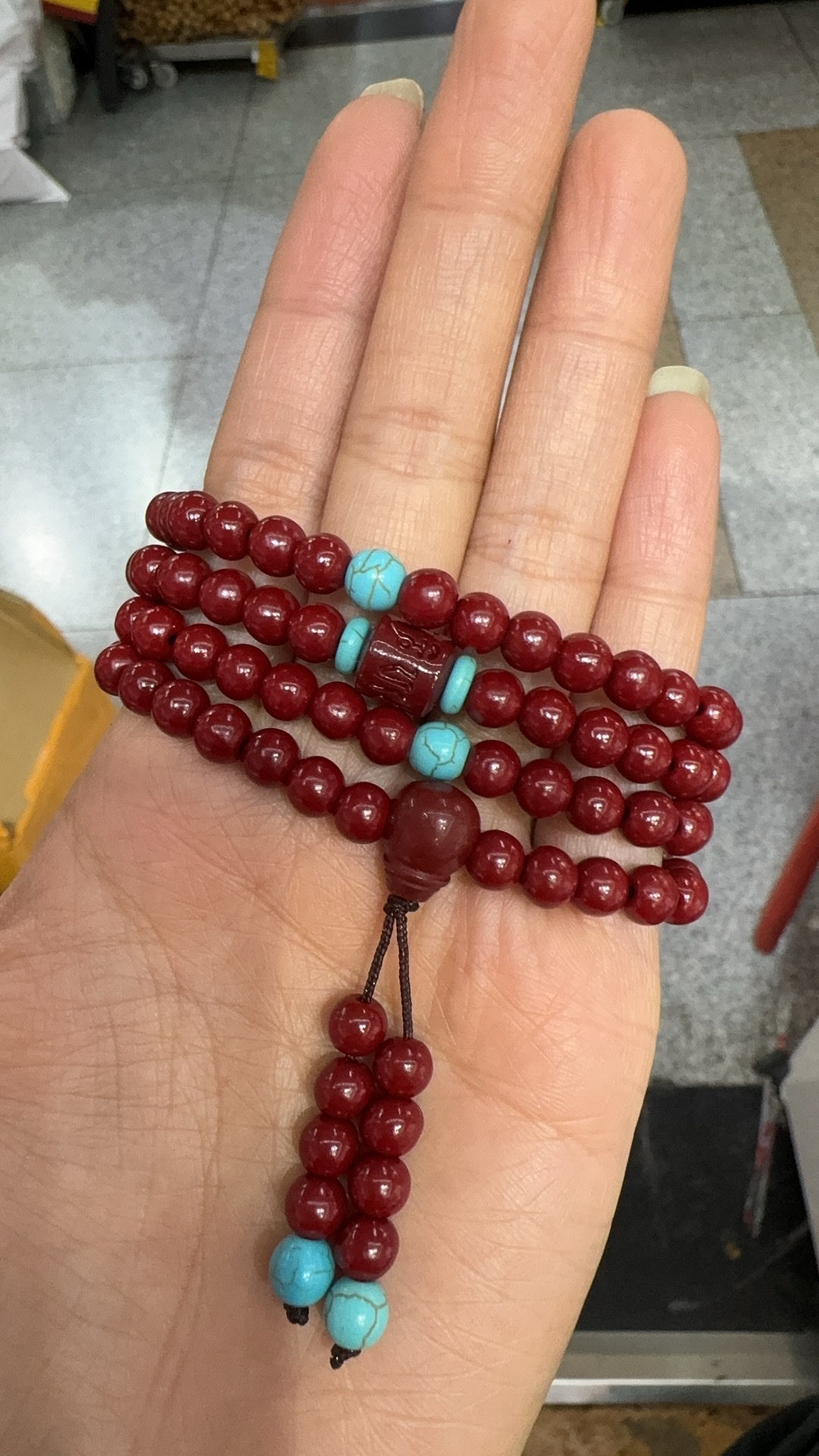 Crystal bracelet, cinnabar jewelry, fashionable bracelet, simple and versatile women's bracelet, trendy accessory