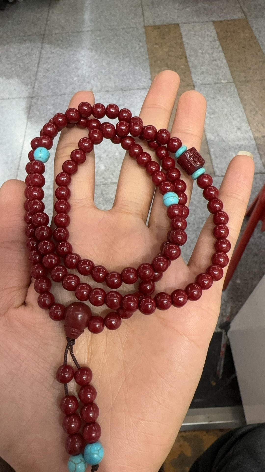 Crystal bracelet, cinnabar jewelry, fashionable bracelet, simple and versatile women's bracelet, trendy accessory details Picture