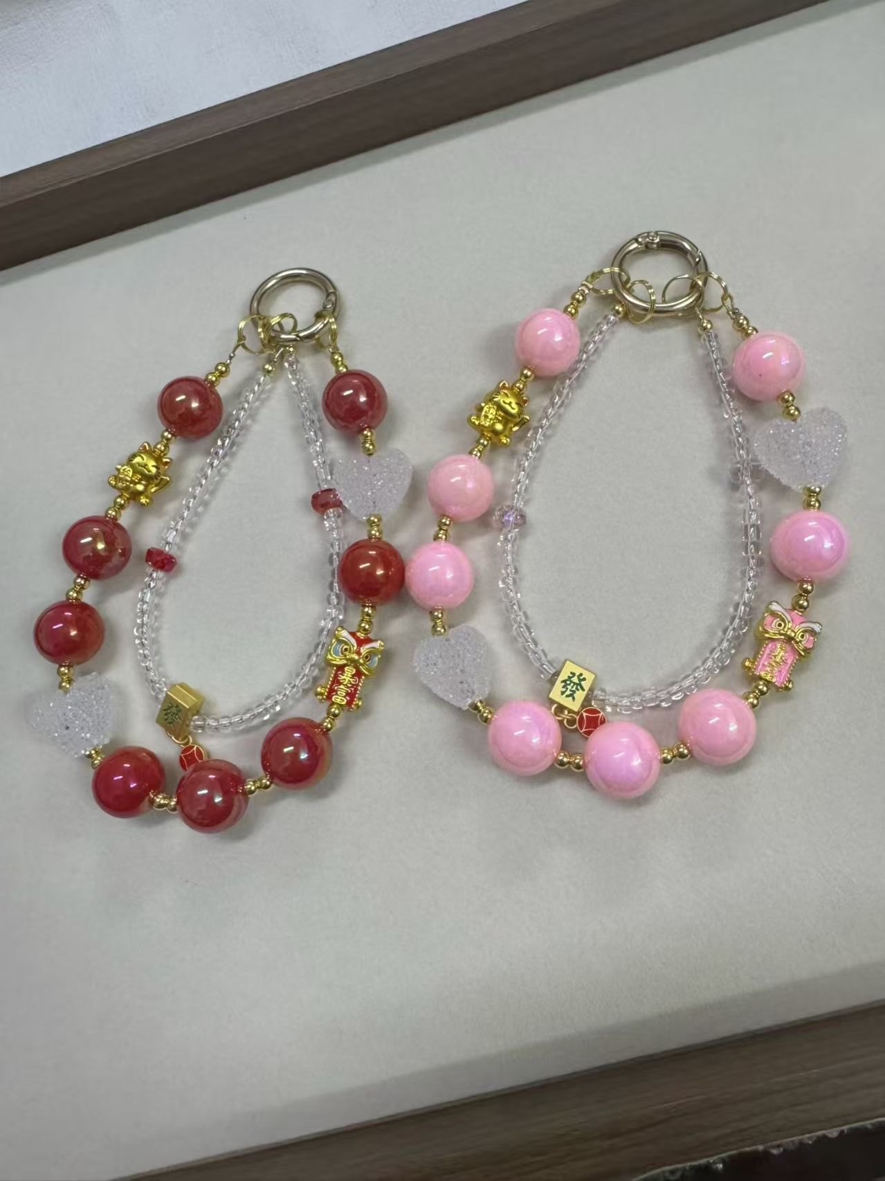 字母金属配件流苏锆石蝴蝶结链接提溜黄铜饰品配件手工DIY材料手机挂绳详情图11