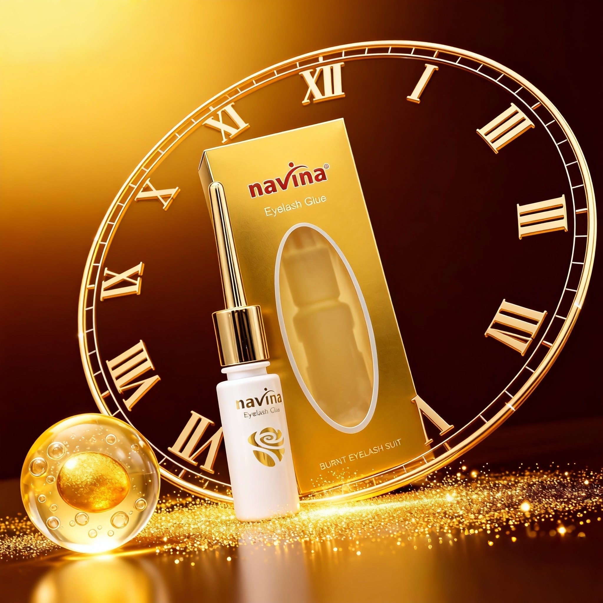 navina Yaviya Eyelash Perming glue, doll, electric eye perming glue, Double eyelid and false eyelash dual-purpose glue, exclusively for export, double eyelid stickers, seamless false eyelash glue
