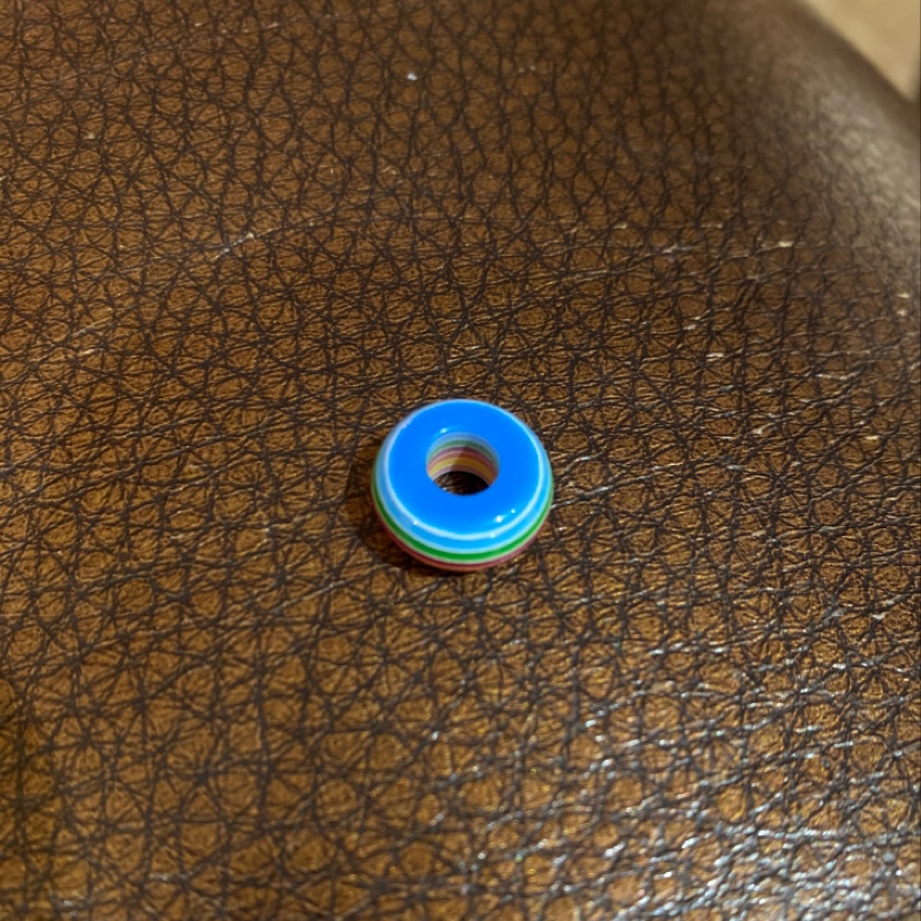 红黄蓝绿青蓝紫超级无敌颜色齐全超级无敌百搭时尚彩条树脂珠