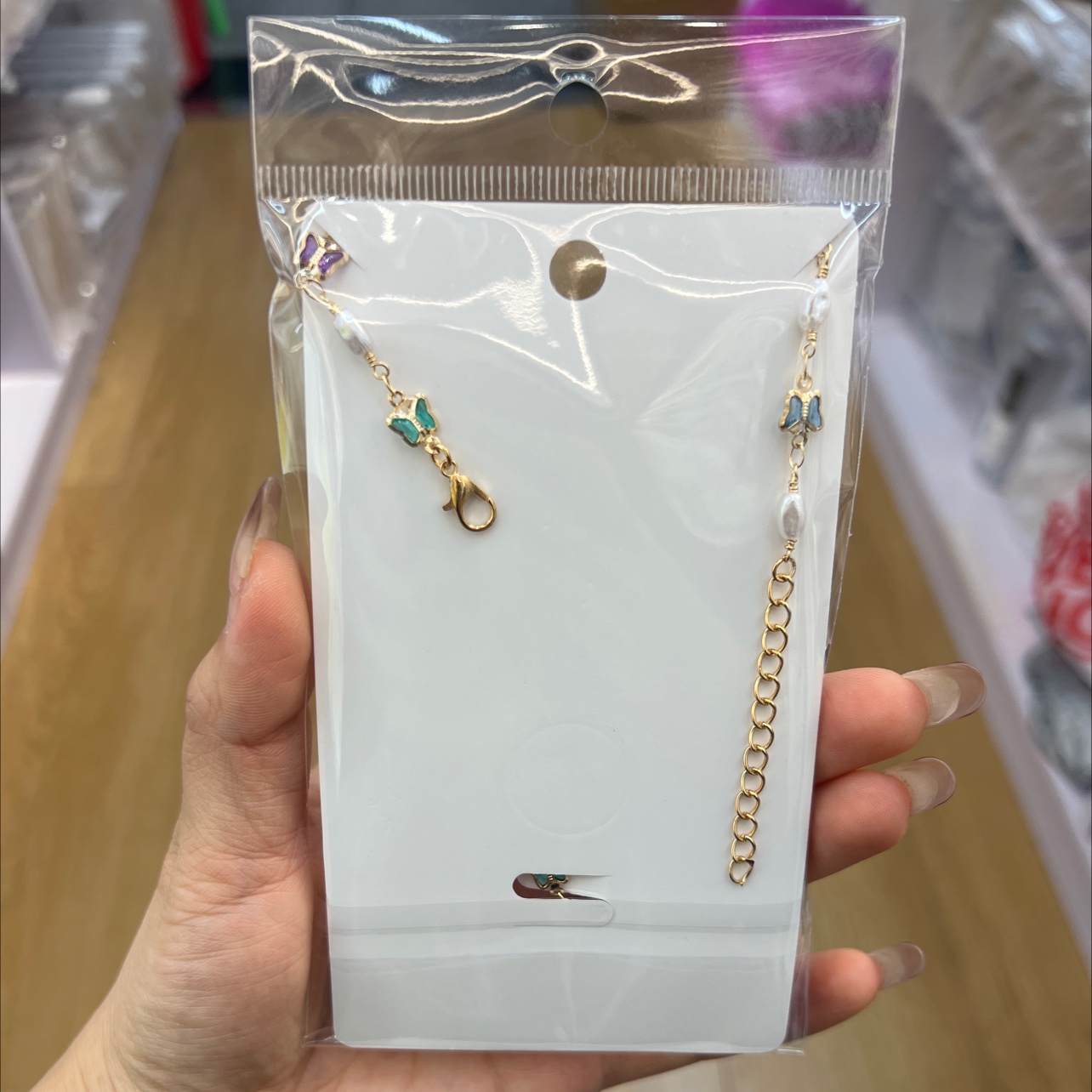 时尚珠宝首饰戒指手链一体手背链外贸内销锆石手镯戒指托产品图