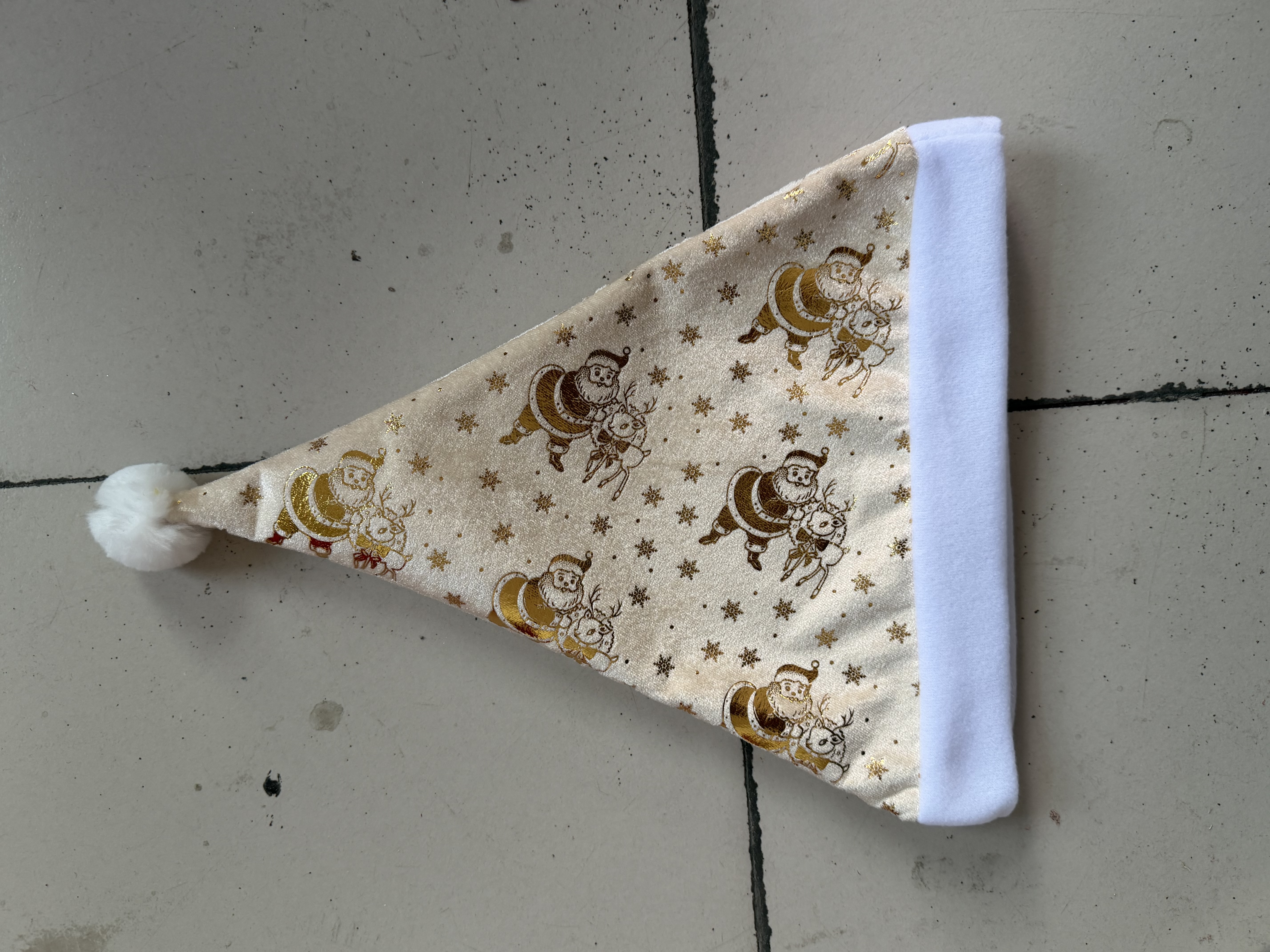 金丝绒炭金老人帽