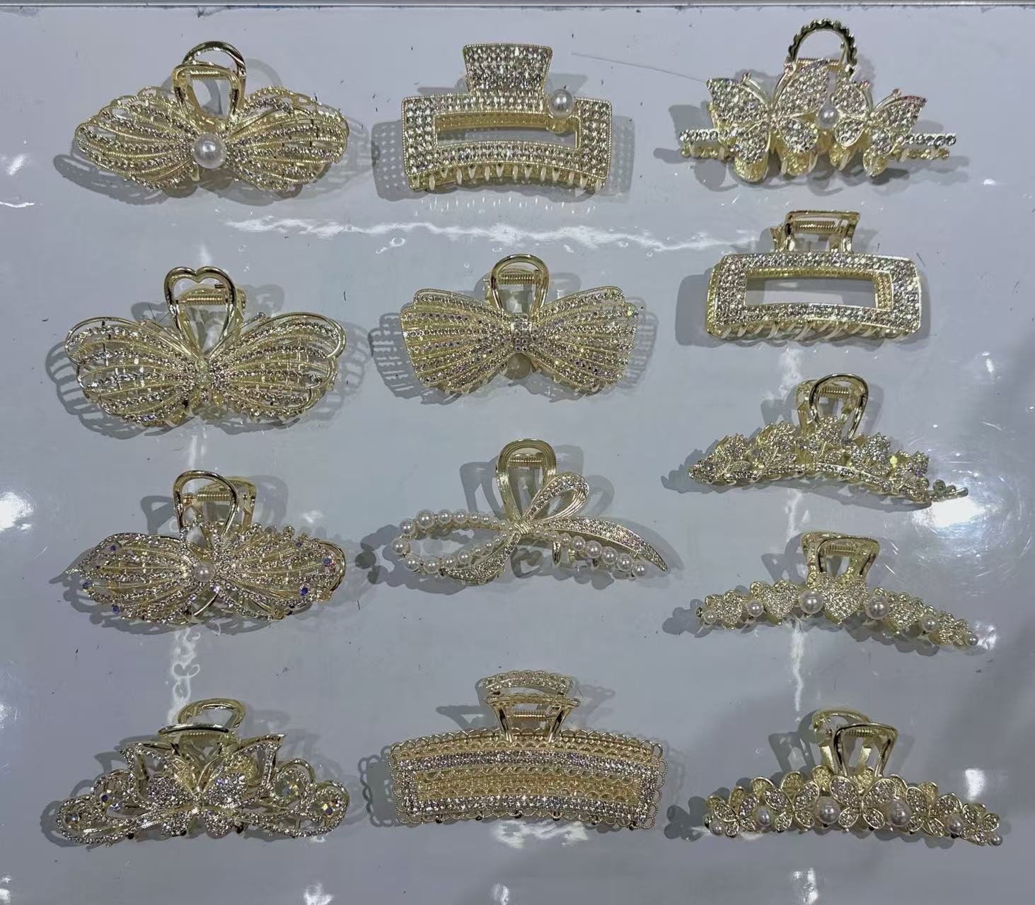 鲨鱼夹鸭嘴夹抓夹发夹发饰发型夹日常百搭发饰品抓夹金属发夹合金大号发卡详情图5