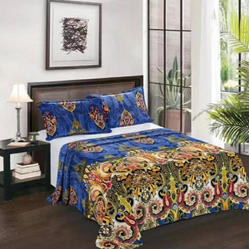 珊瑚绒法兰绒毛毯夏季薄毯空调毯批发印花毛毯