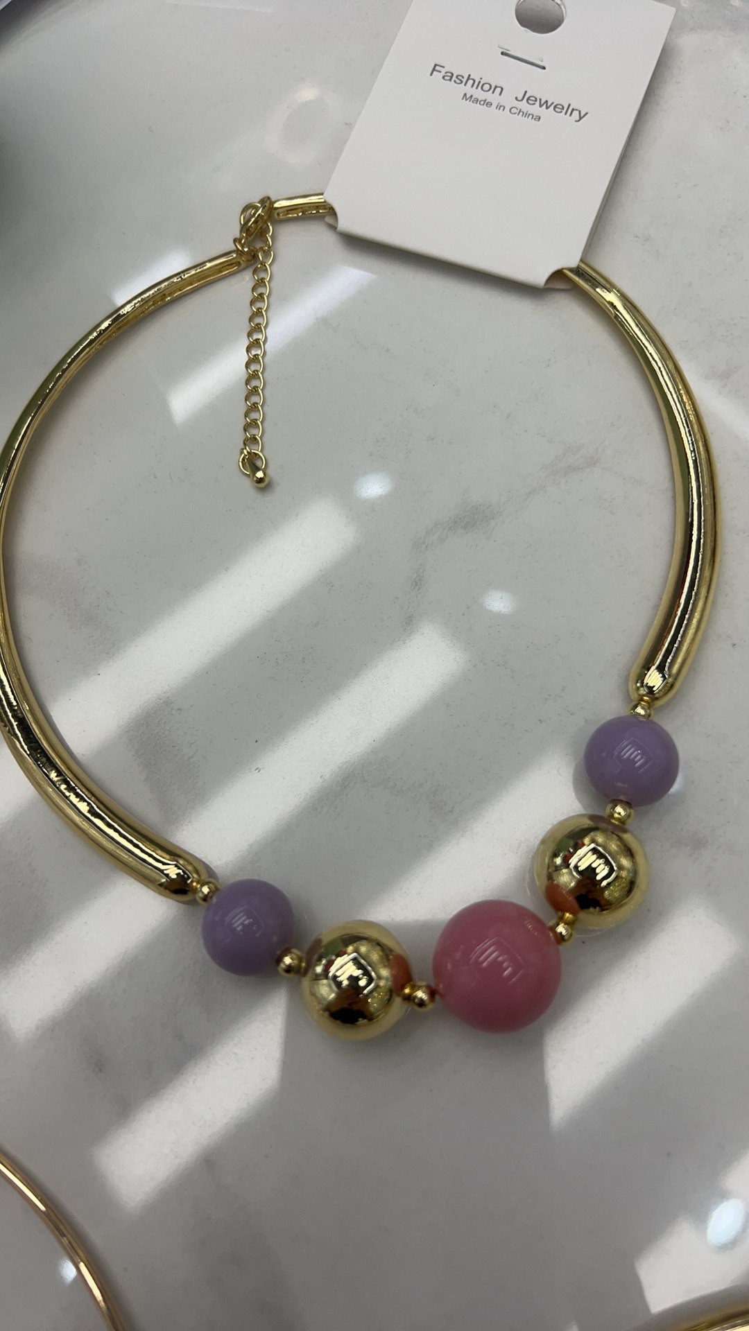 儿童不锈钢珍珠项链首饰可爱简约时尚适合小女孩佩戴礼物赠品项链项链