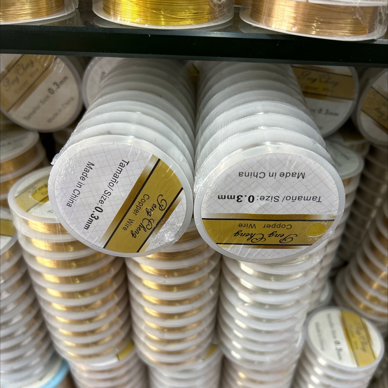 线 铜丝线 保色铜丝 新娘头饰专用线 DIY手工专用线 镀金铜丝产品图