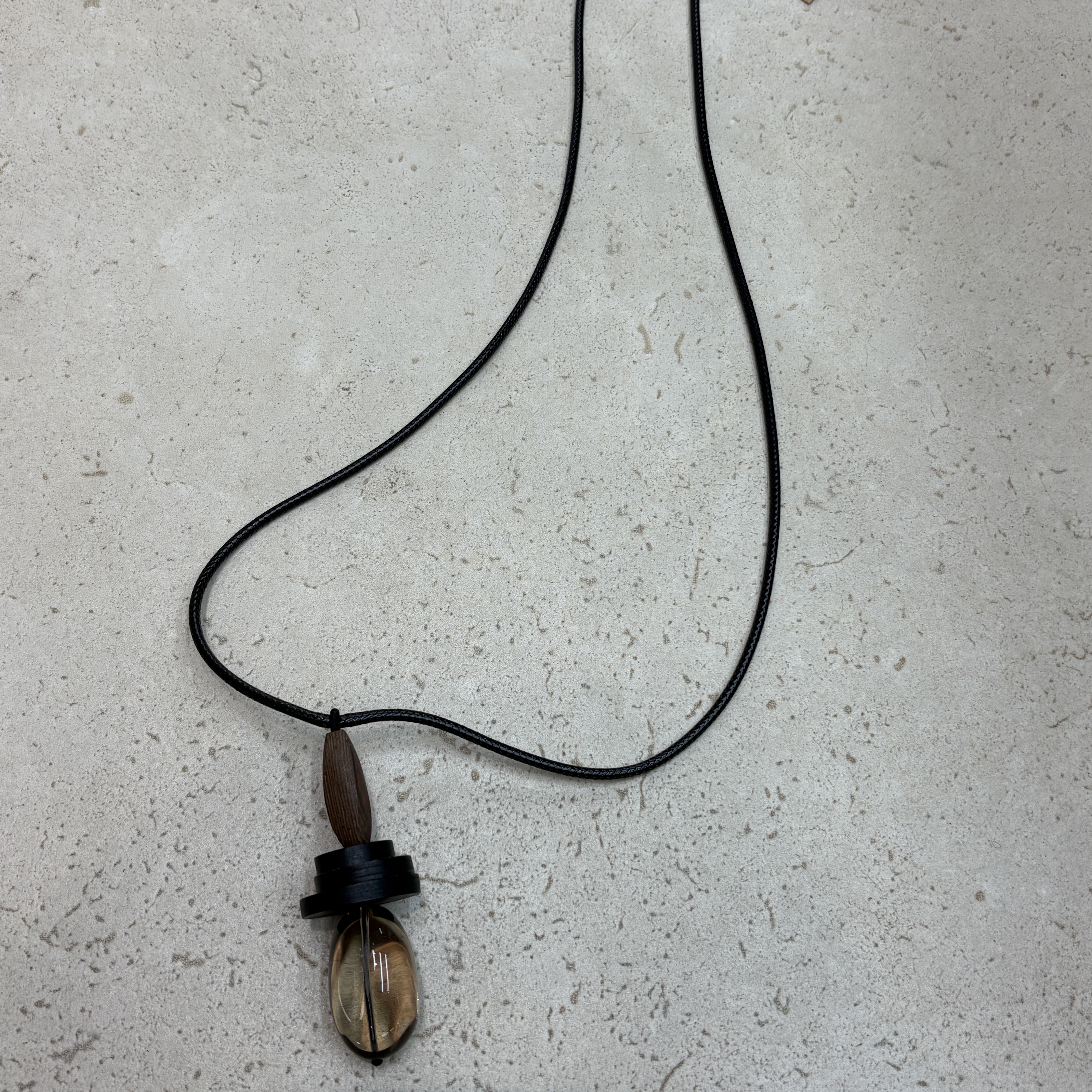 双A级茶晶小灯泡毛衣链时髦原创设计产品图