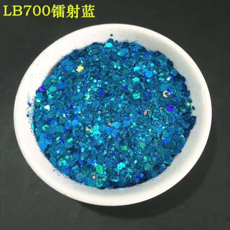Factory direct sales of gold onion powder, laser sequins, glitter pieces, DIY handcrafted materials, sequin decoration, nail polish glitter, handicrafts, decorative gold onion powder, green gold onion handicrafts, pearlescent powder details Picture