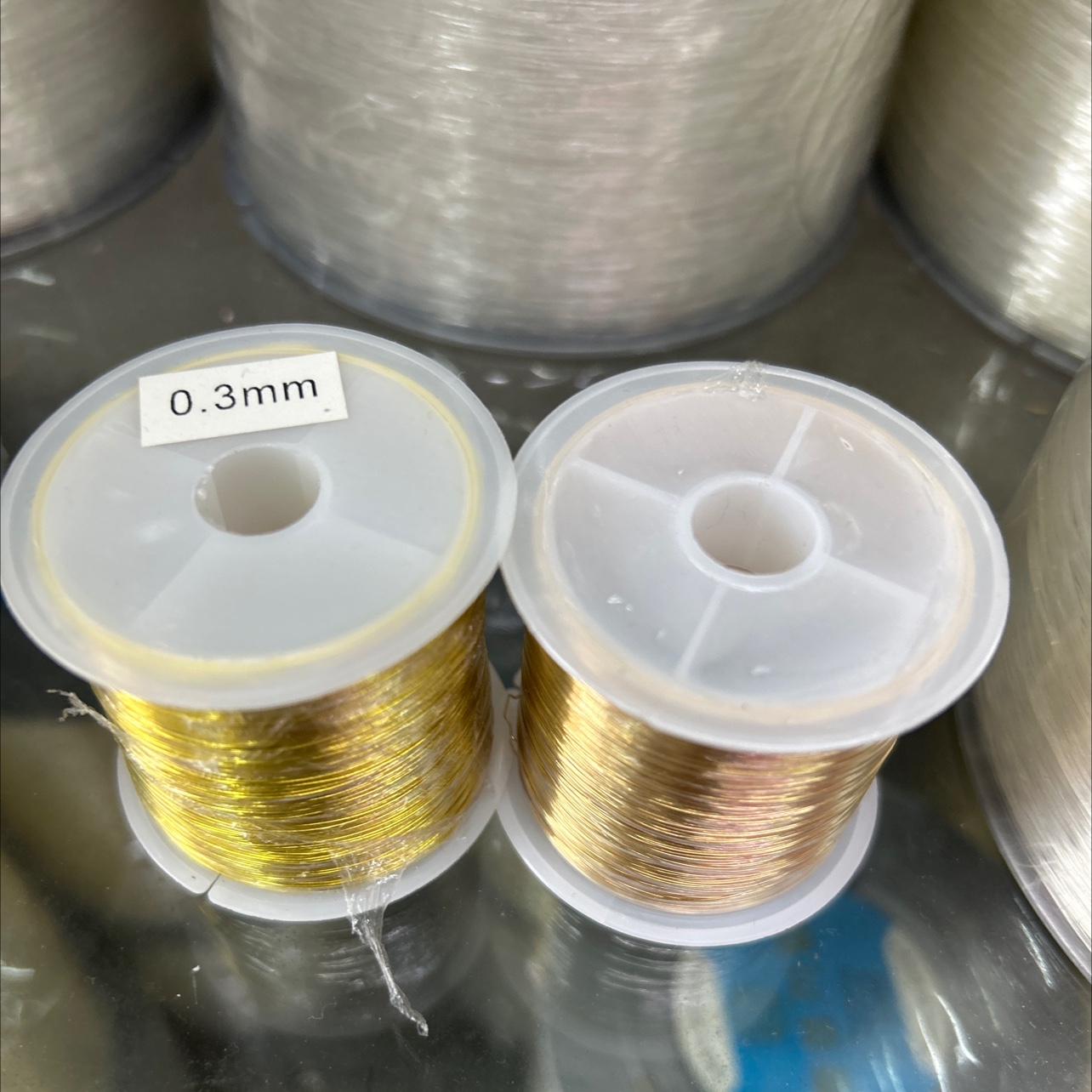 线 铜丝线 保色铜丝 新娘头饰专用线 DIY手工专用线 镀金铜丝详情图2