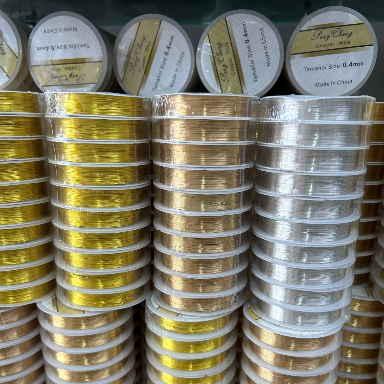 线 铜丝线 保色铜丝 新娘头饰专用线 DIY手工专用线 镀金铜丝