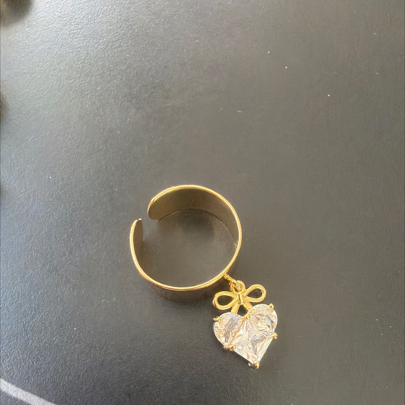 Vintage brushed jewelry ring, empty pearl ring, fashionable and individual accessory ring, jewelry accessory for women, simple and versatile