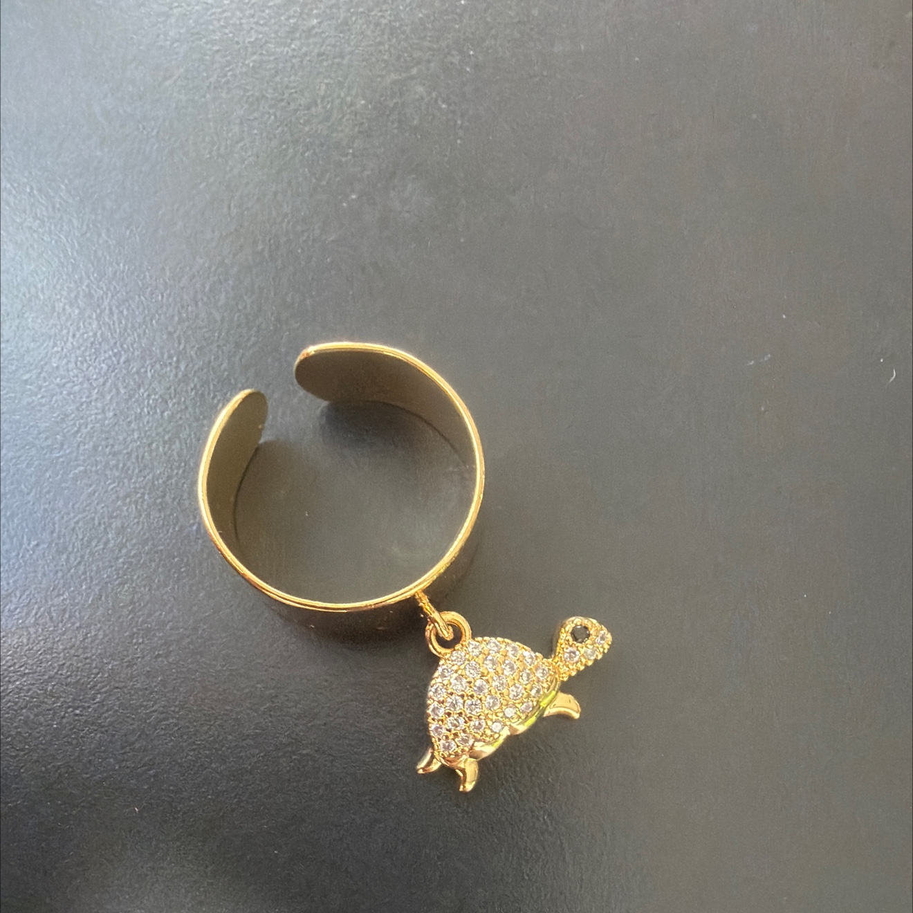 A vintage brushed ring with an empty hold accessory, a pearl ring with a fashionable and simple silver ring, a women's accessory