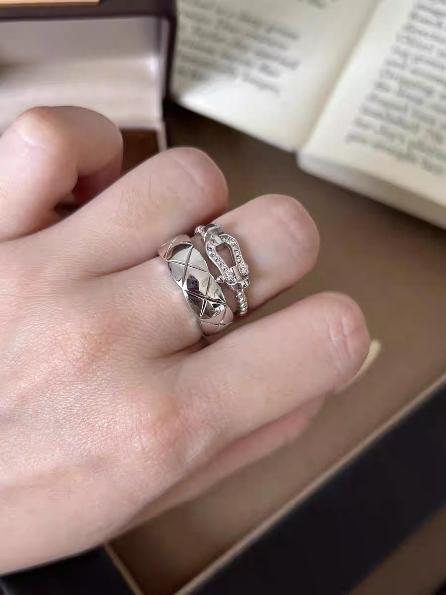 金色饰时尚戒指托饰品配件适配戒指尺寸多款选择女款手饰金色