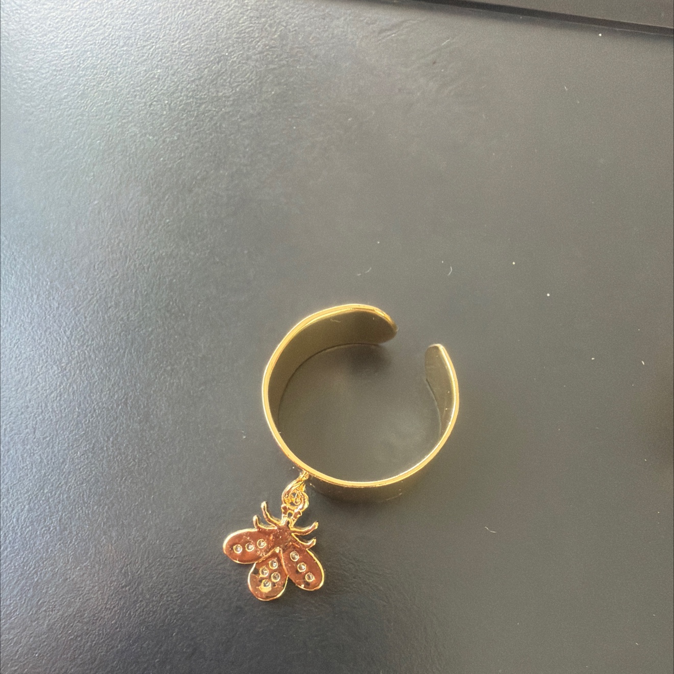 Vintage brushed ring, empty hold jewelry ring, pearl accessory, simple and fashionable women's ring matching product modification