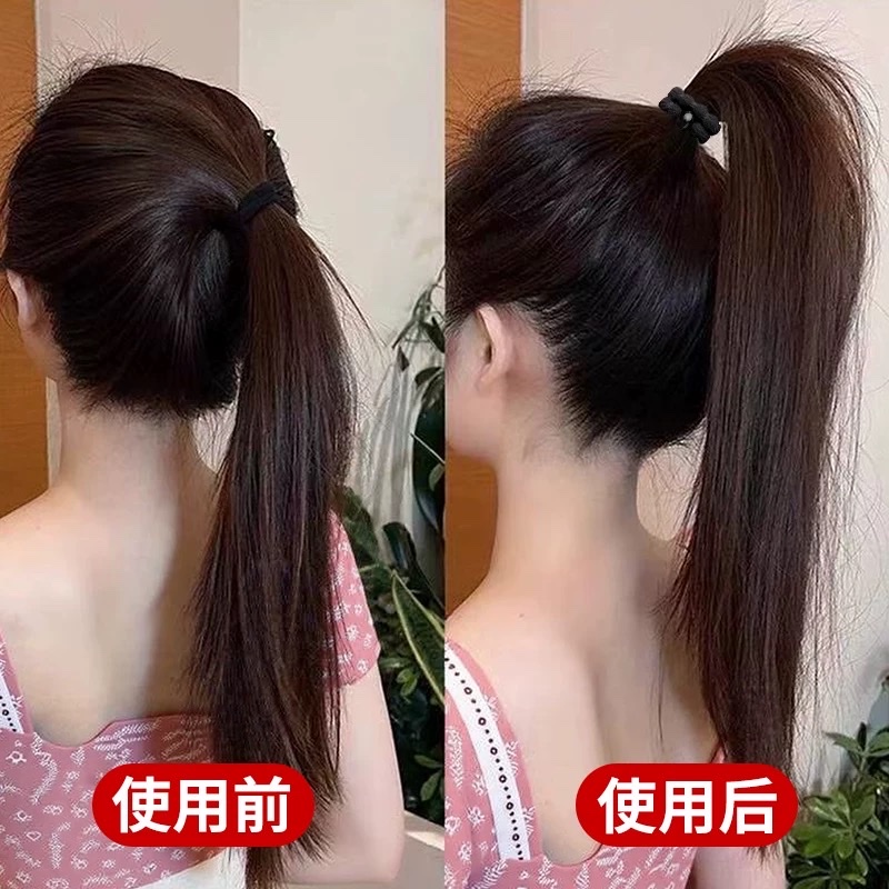 韩版女士拼接头绳发绳扎头绳皮筋时尚简约百搭发饰