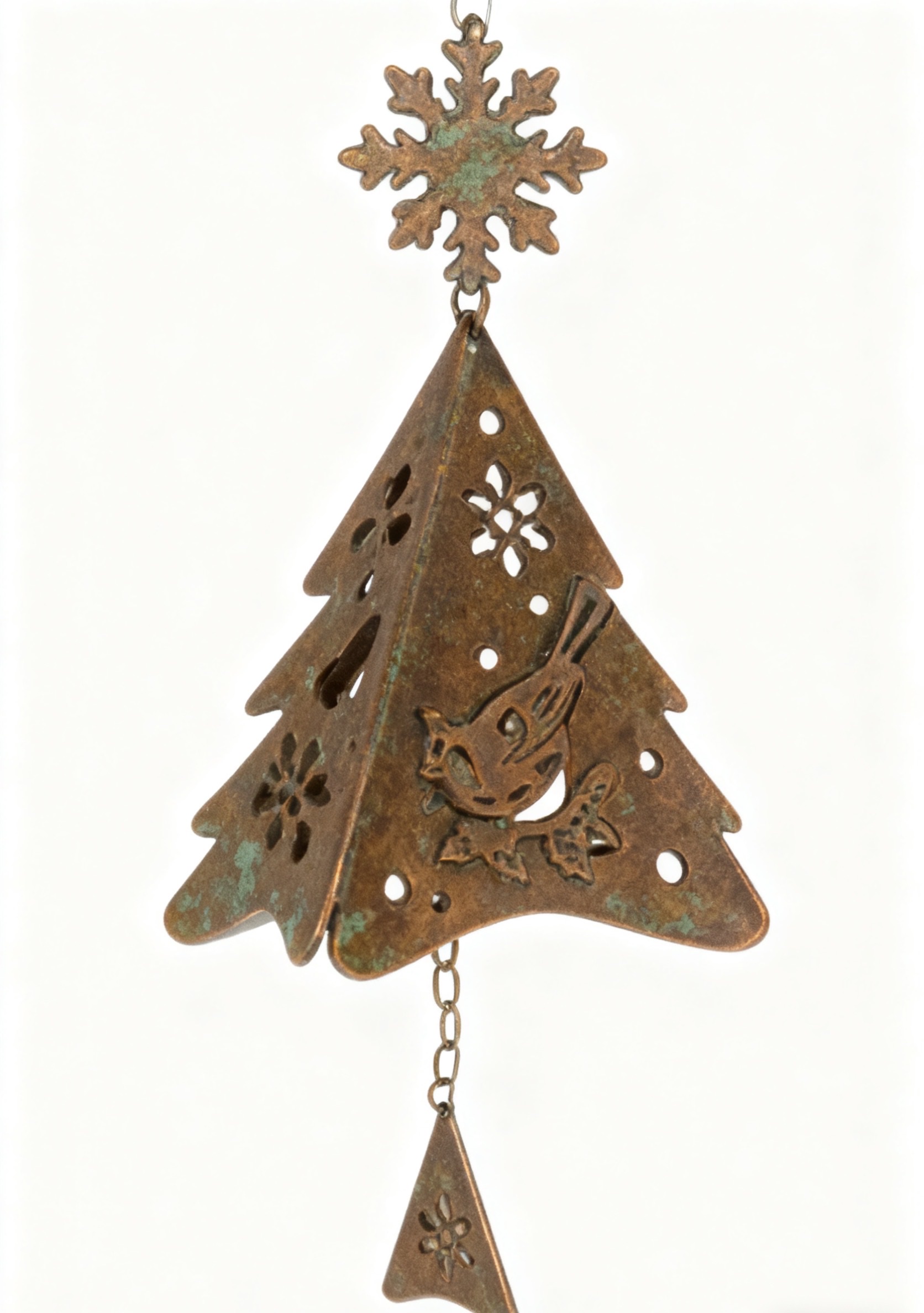 20年老厂金属圣诞挂饰 多色仿古铁艺圣诞树吊饰节日装饰定制工艺品产品图