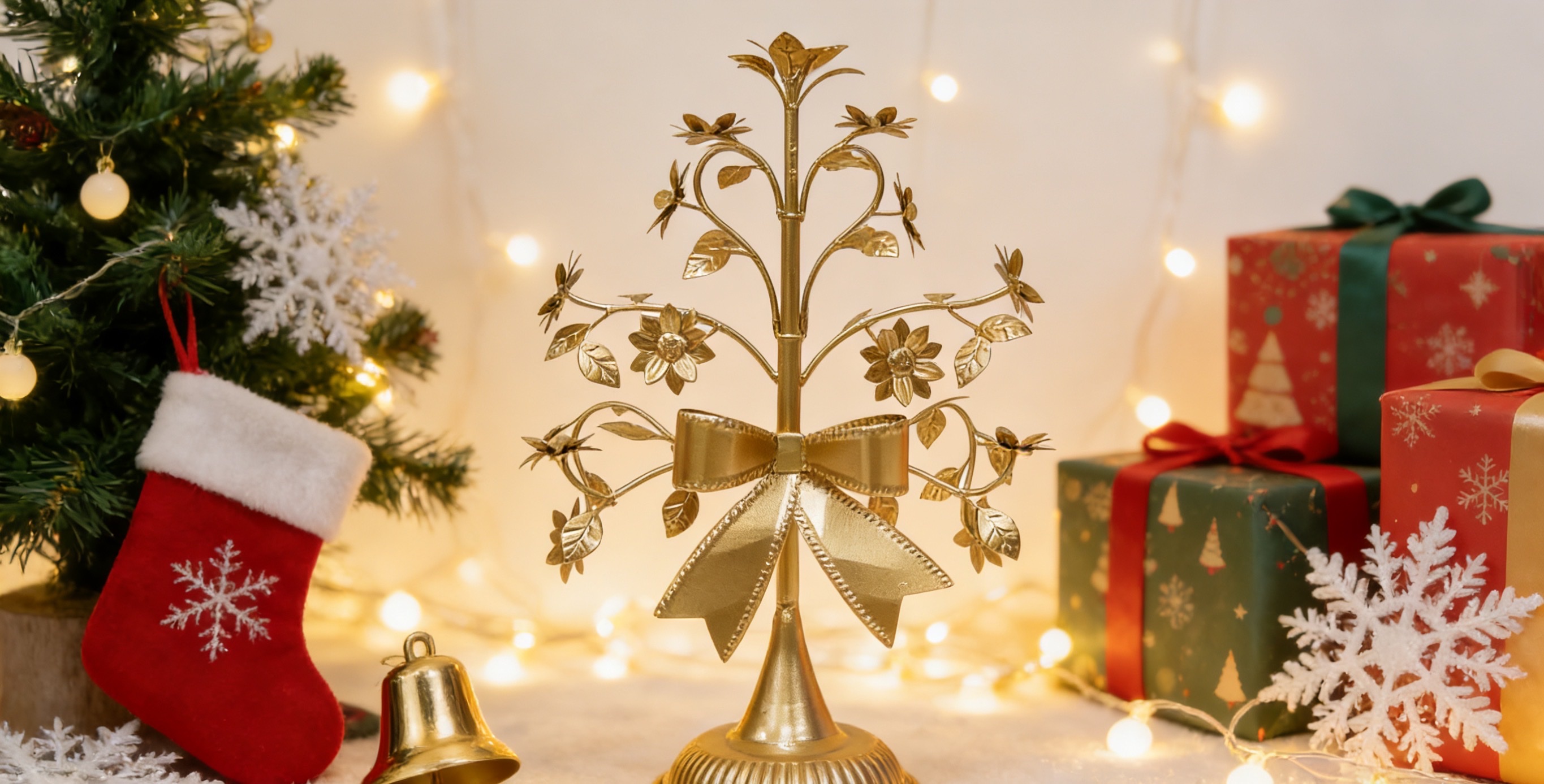 欧式金属蝴蝶结装饰架 家居软装烛台甜品台摆件细节图