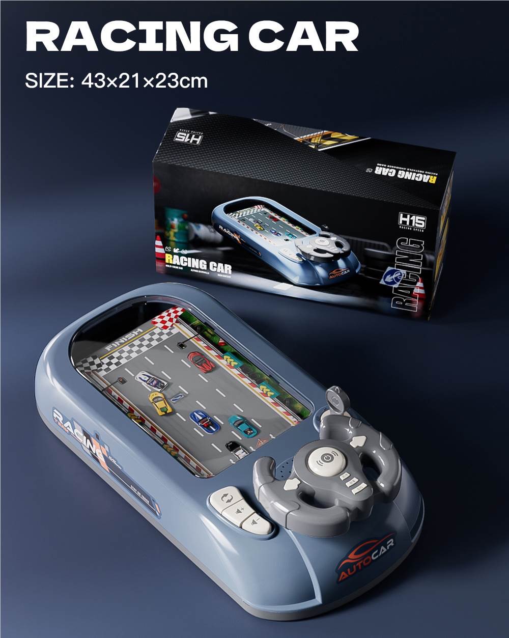 赛车大冒险方向盘赛车闯关游戏桌面游戏大冒险电动桌游