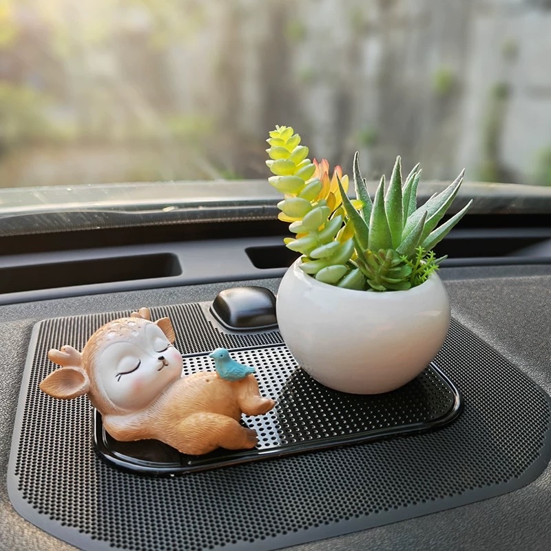 2025车内车载摆件车内饰汽车中控装饰仿真植物多肉盆栽桌面详情图7
