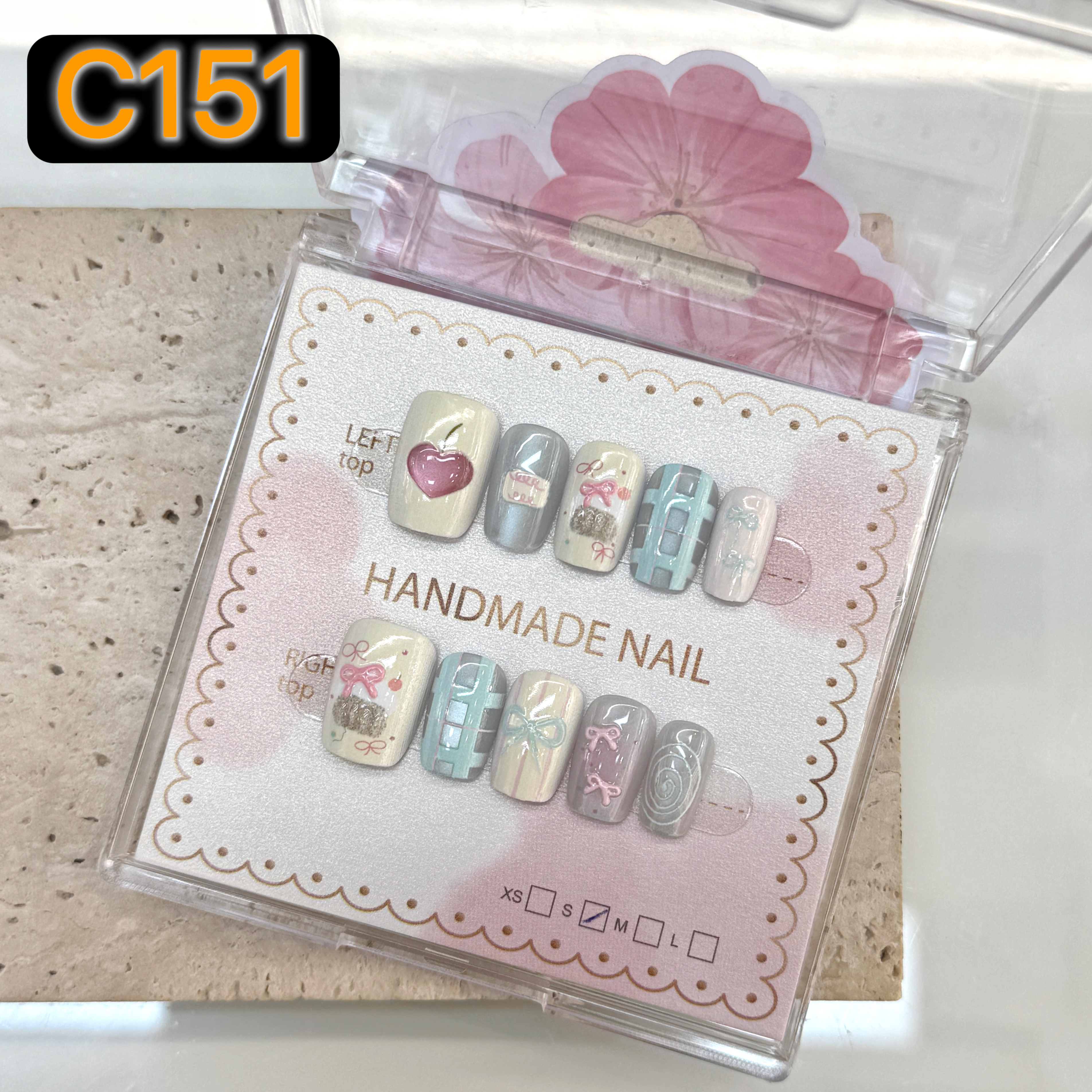 穿戴式美甲甲片批发纯手工创意穿戴甲片时尚美甲配饰多色可选纯手工穿戴甲穿戴甲批发