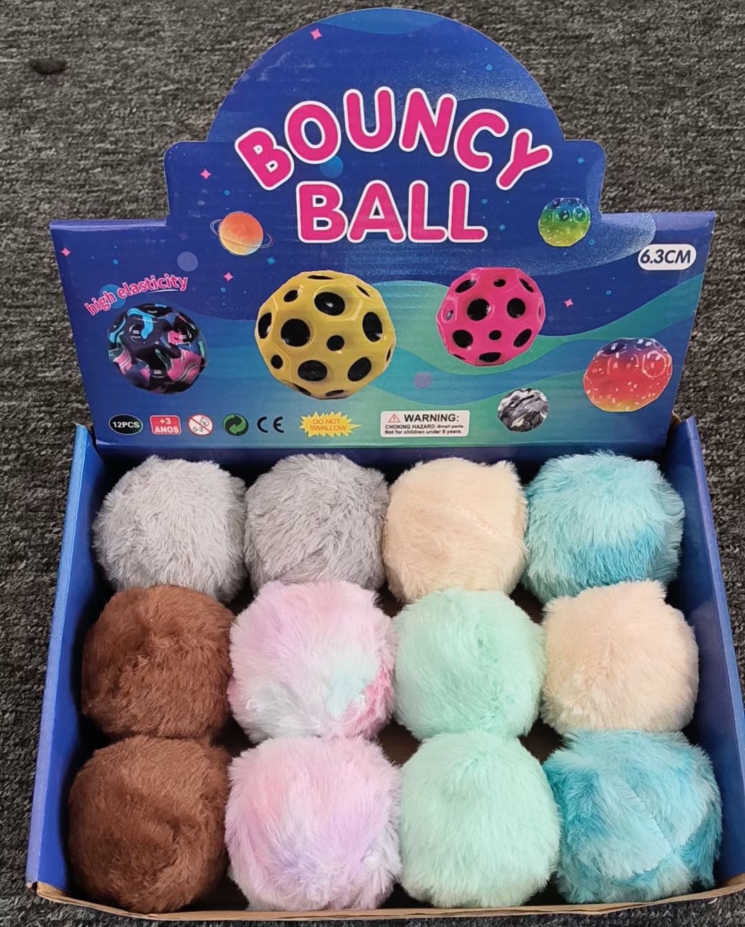 毛绒玩具高弹球趣味游乐设施儿童玩具礼包