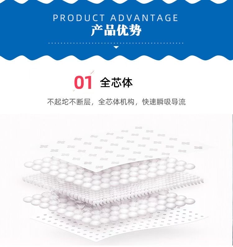 成人护理垫实物图