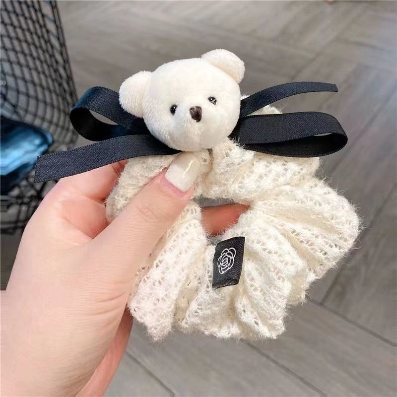 时尚发圈大肠发圈头绳皮筋多色可调节发饰饰品发束发夹简约百搭皮筋产品图