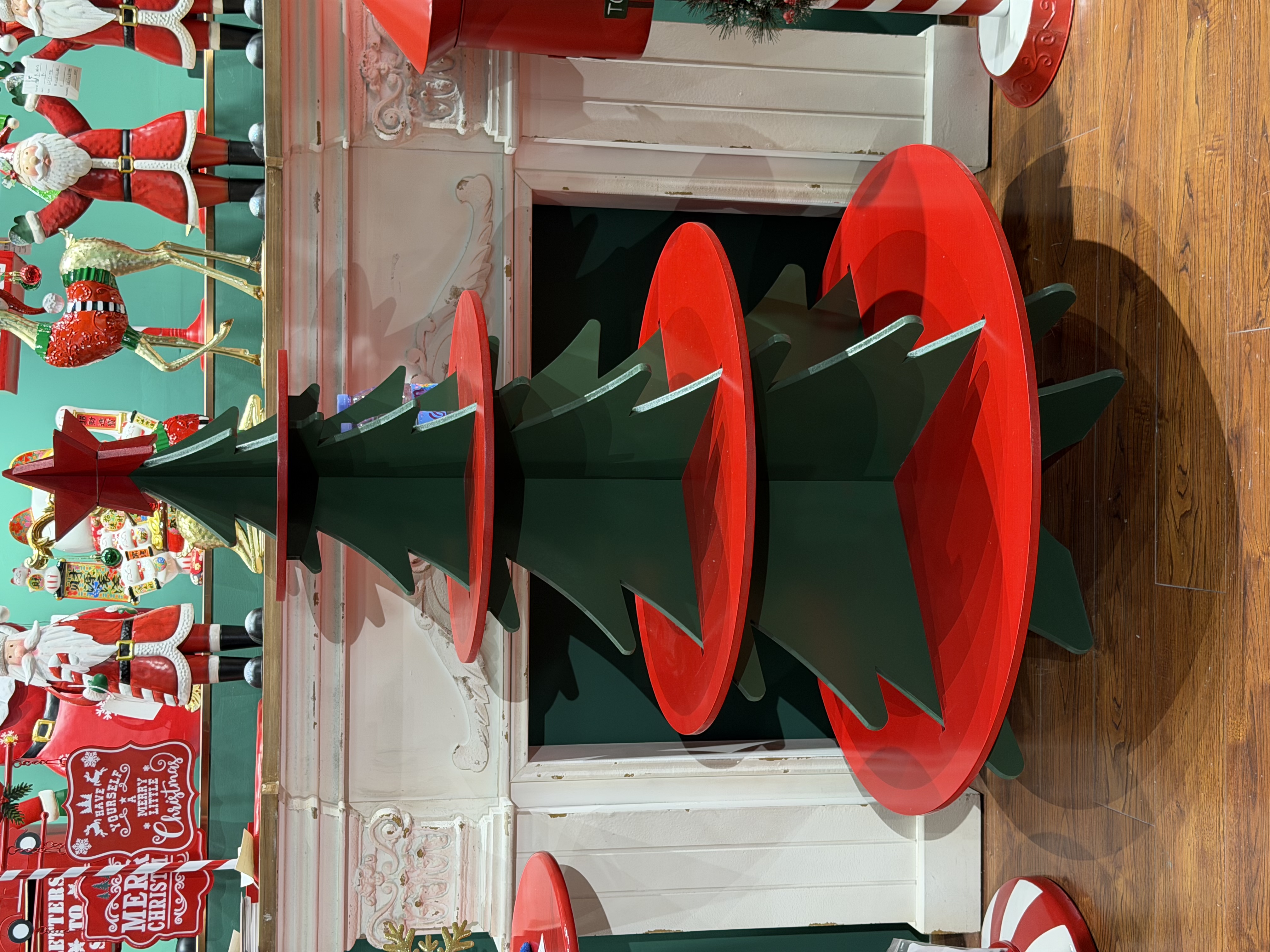 四层圣诞球置物架