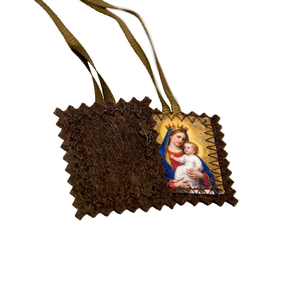 Catholic Scapulars Holy Garment pendants, fabric commemorative epaulets, decorative items, cross-border accessories wholesale