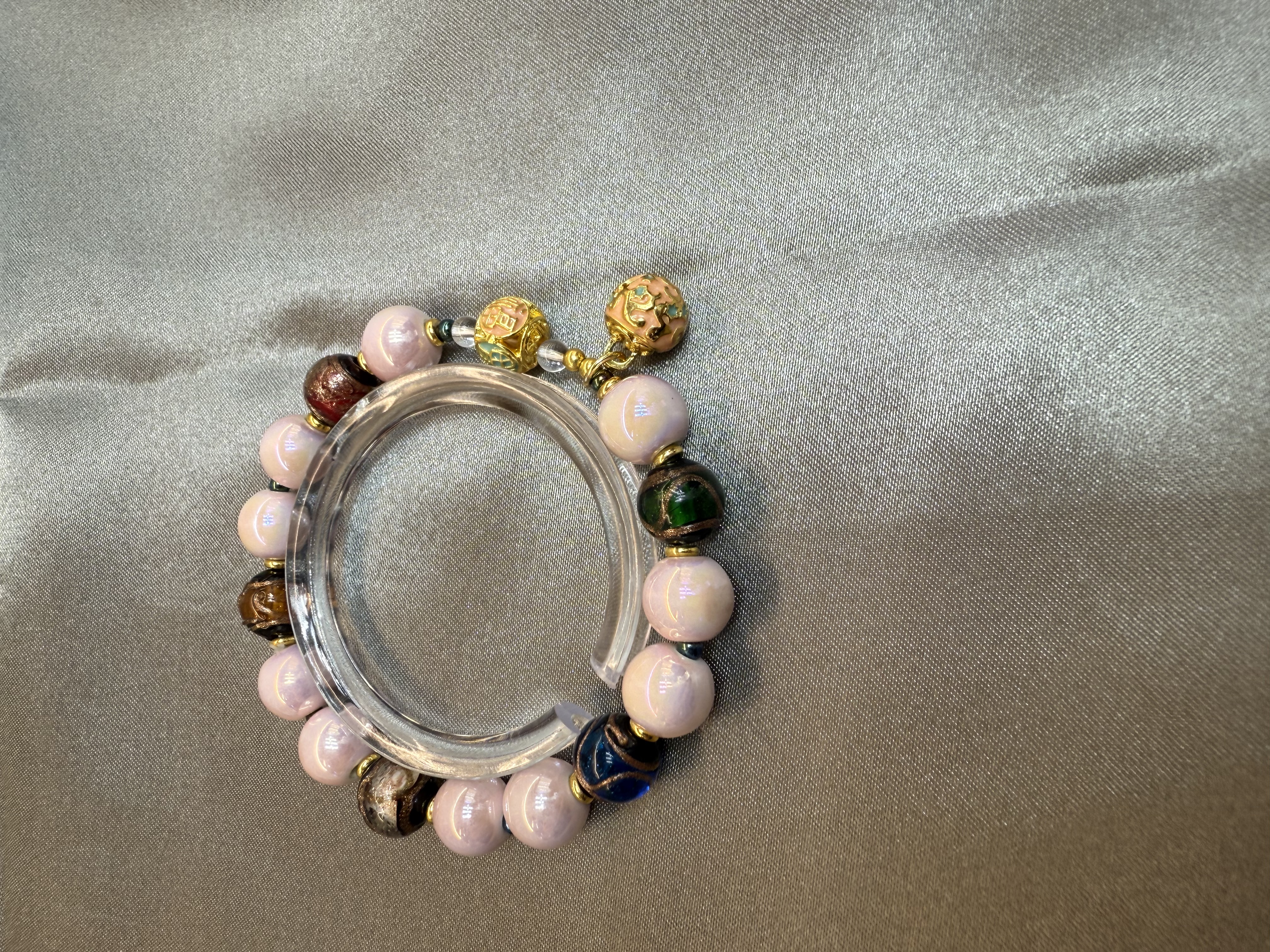 合陶瓷手串文玩手工编织精品佩戴收藏手串