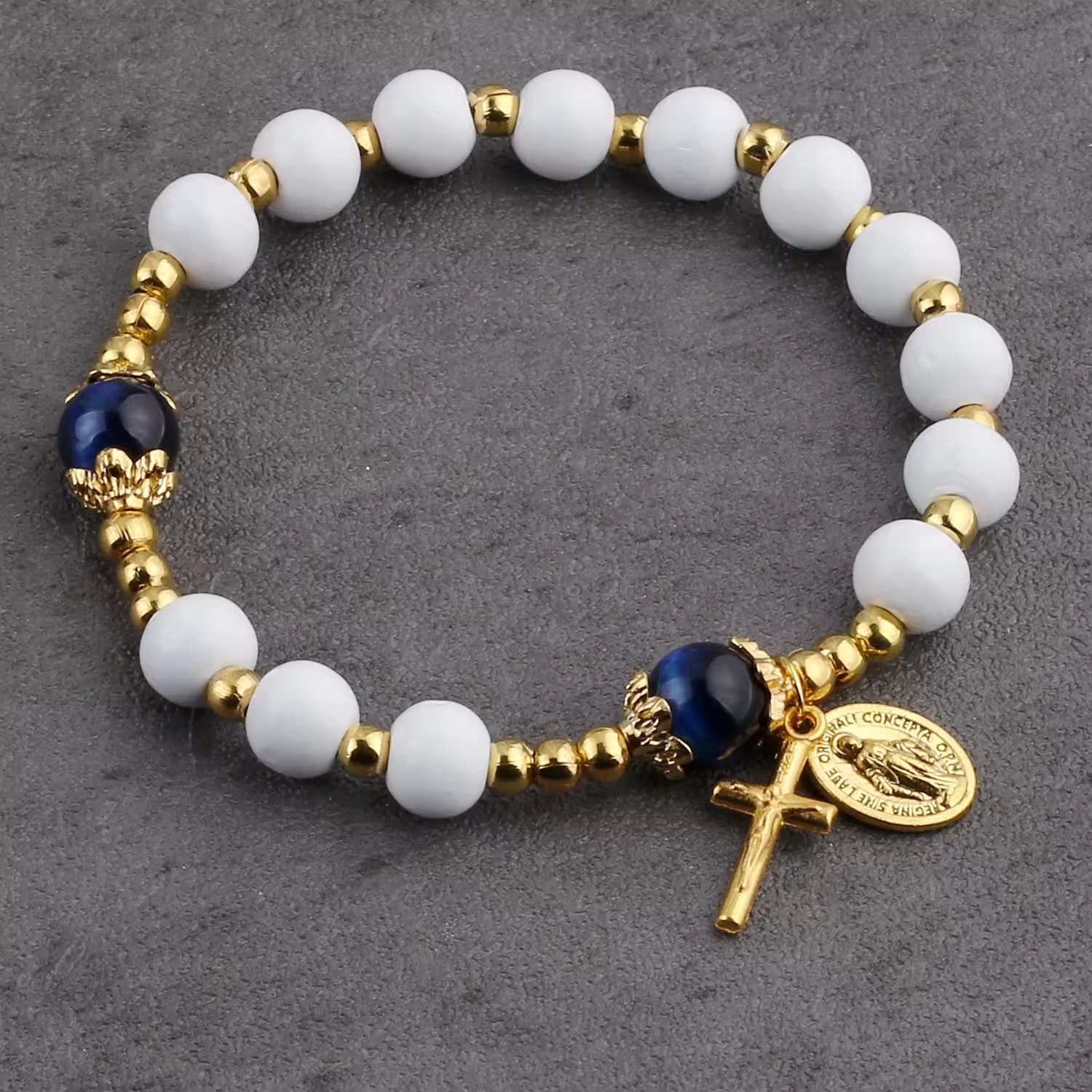 Factory direct sales of Jesus religious jewelry, Cross Virgin Mary bracelet