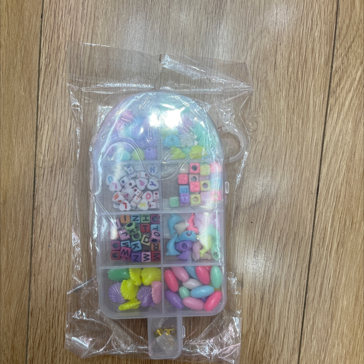 雪糕盒串珠