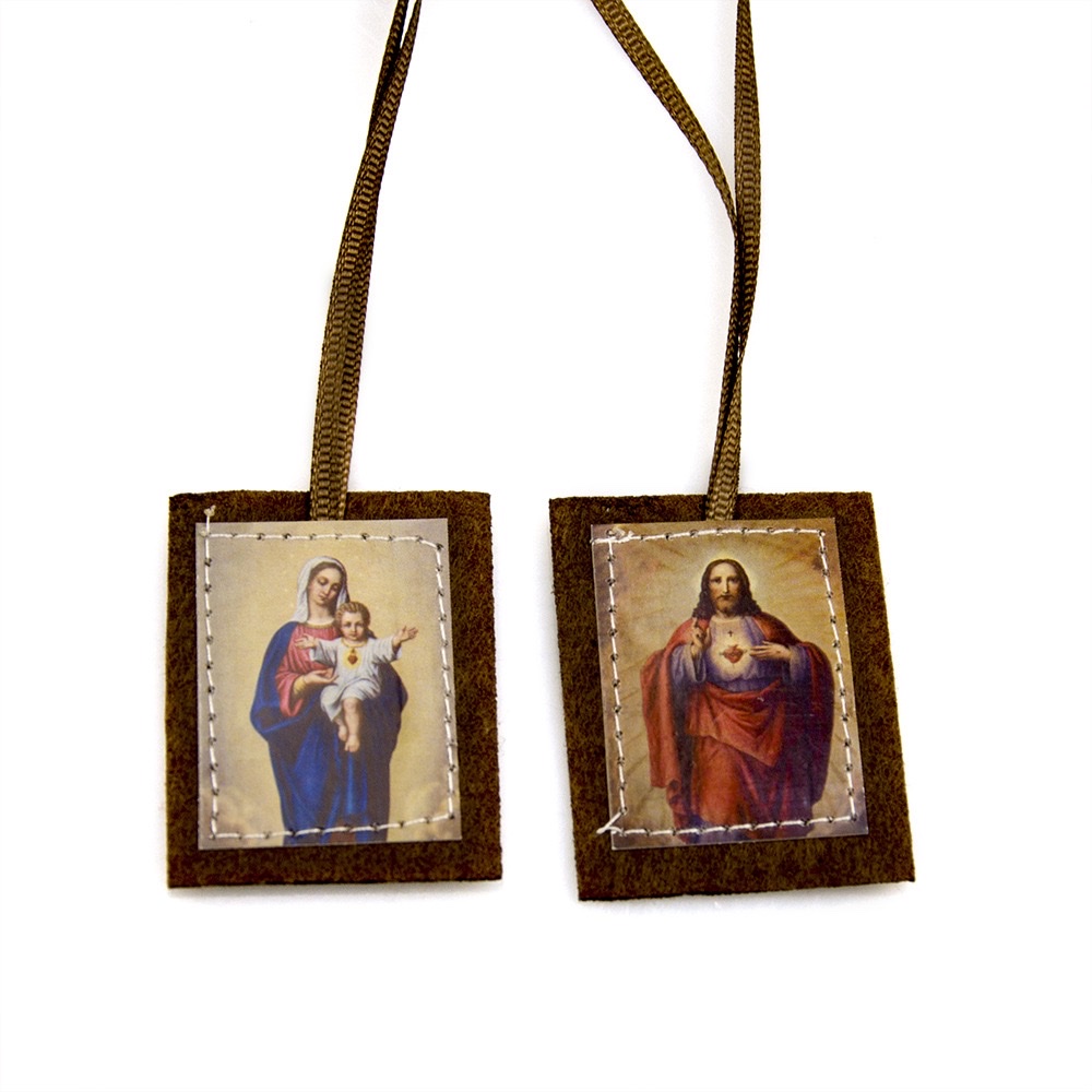 Catholic Scapulars Holy Garment pendants, fabric commemorative epaulets, decorative items, cross-border accessories wholesale Item Picture