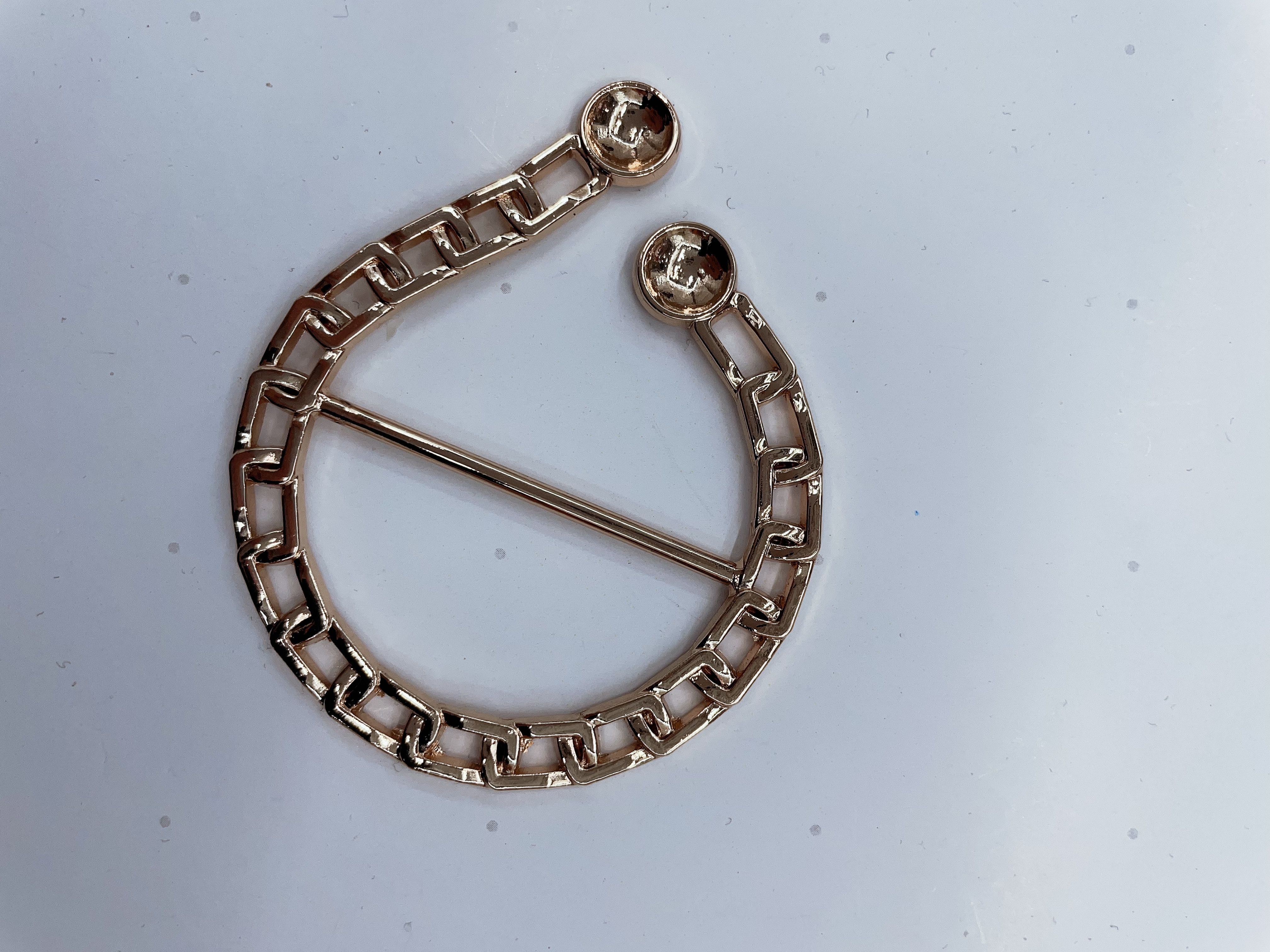 新款贝壳合金金属胸前连接扣时尚内衣泳衣装饰扣子异形不规则合金配件详情图6