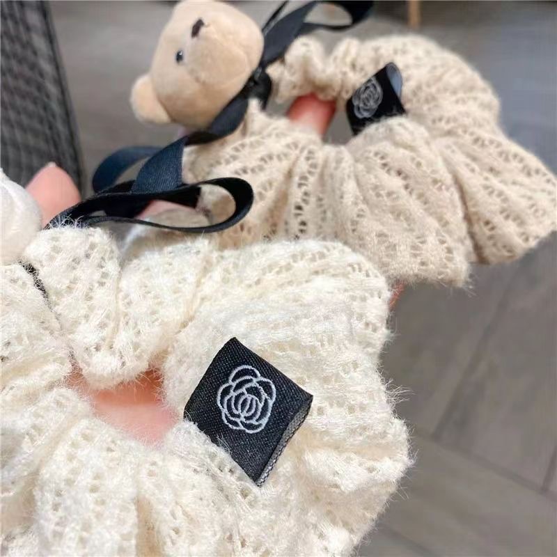 时尚发圈大肠发圈头绳皮筋多色可调节发饰饰品发束发夹简约百搭皮筋细节图