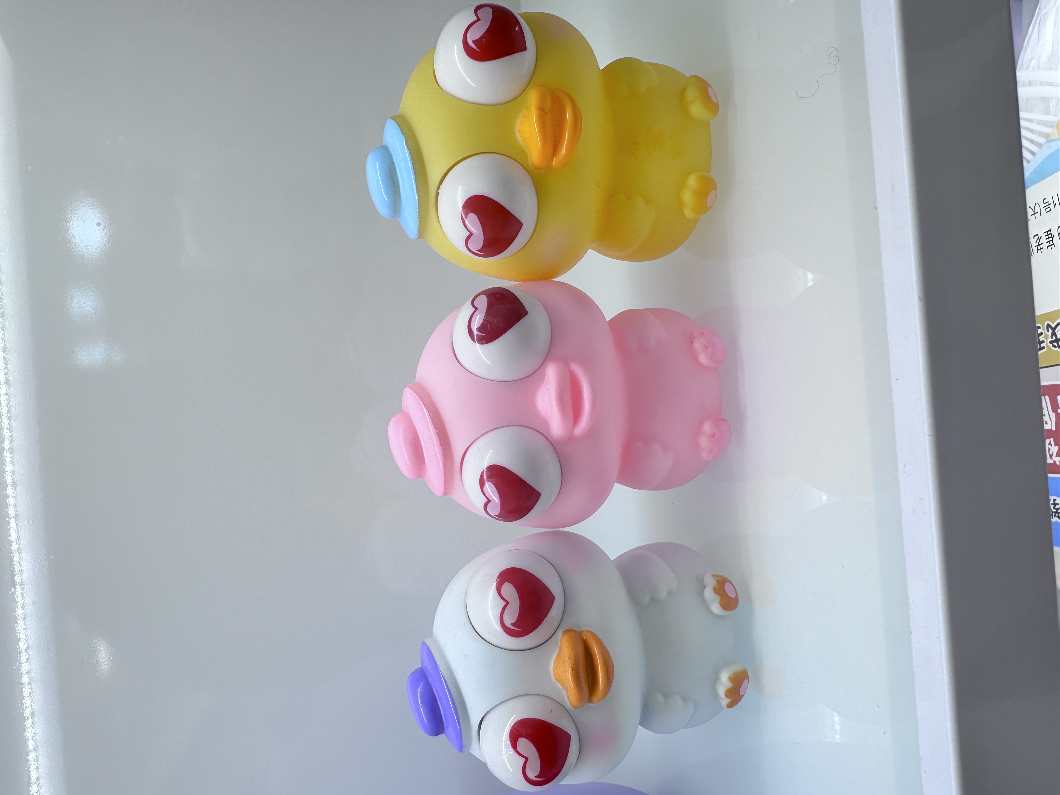 爆眼鸭子捏捏乐带灯解压玩具减压捏捏手指放松缓解压力宠物造型趣味玩具