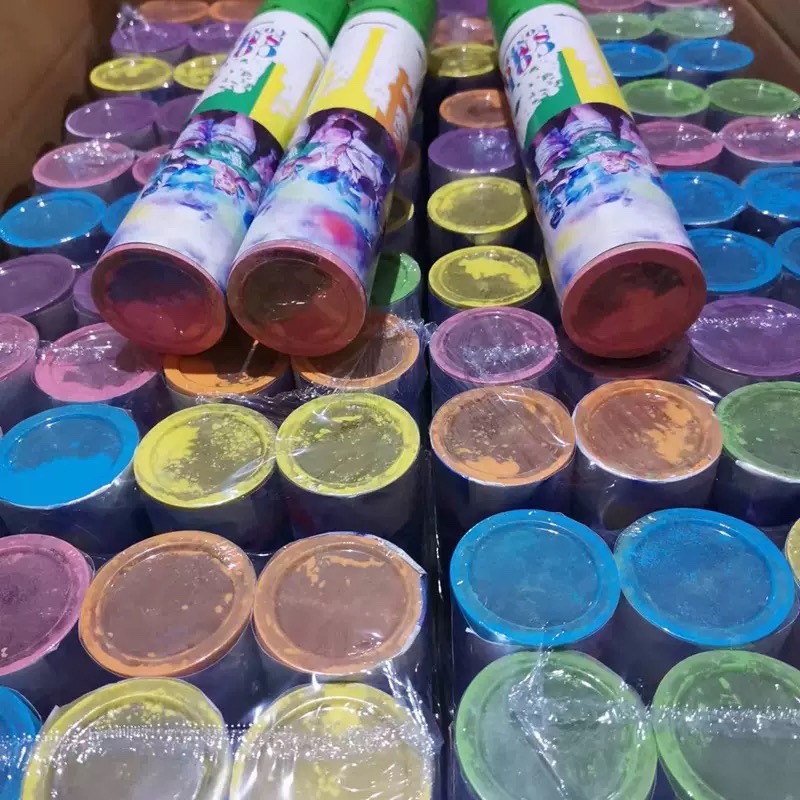 Cross-border exclusive pink and blue gender unveiling Fireworks, foreign trade children's festival birthday party Handheld rotating color powder details Picture