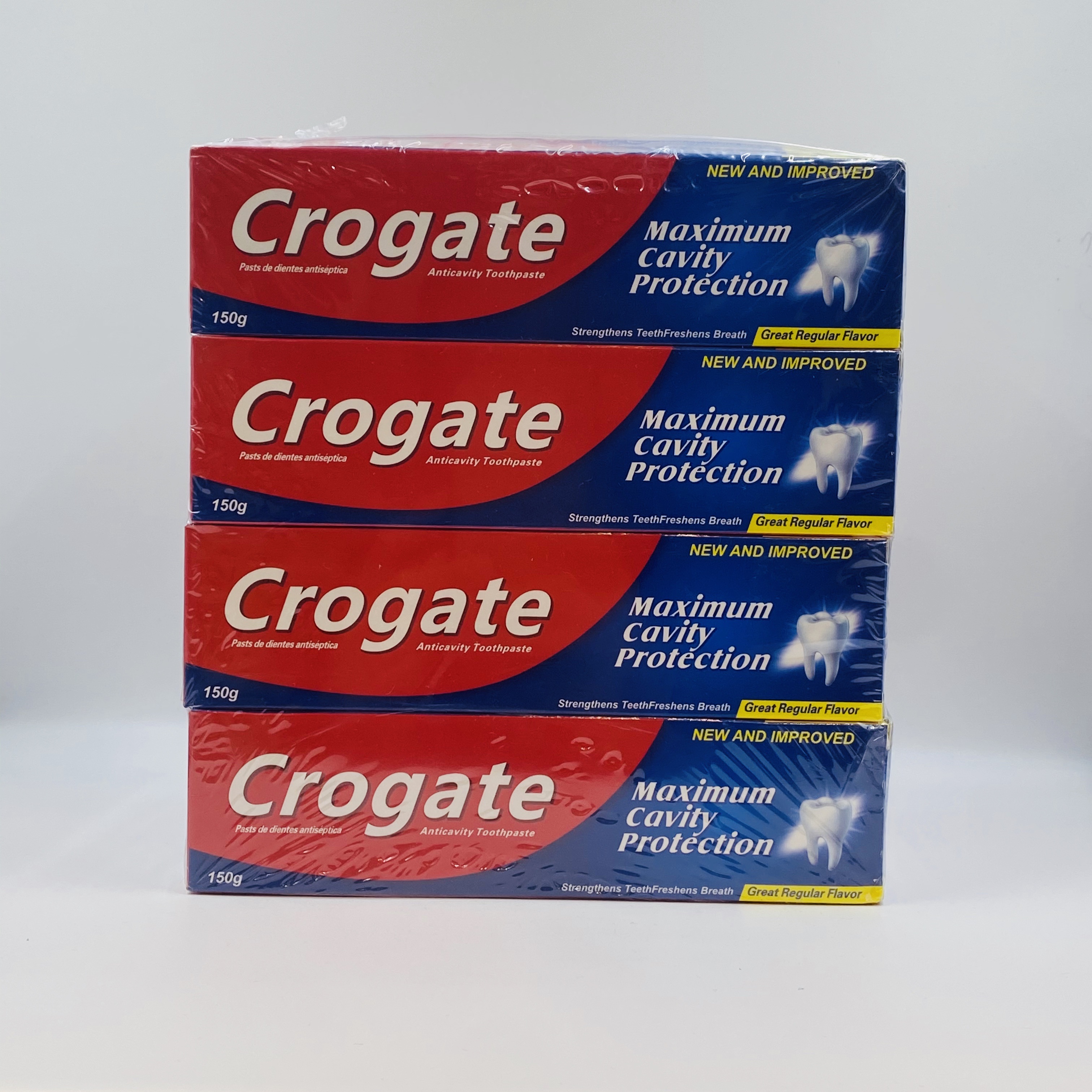 出口非洲英文外贸专供牙膏150g