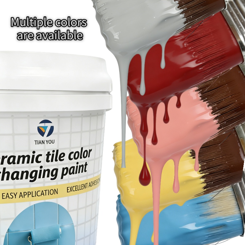 Tile renovation and color-changing paint detail image 1