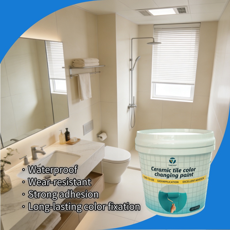 Tile renovation and color-changing paint details Picture
